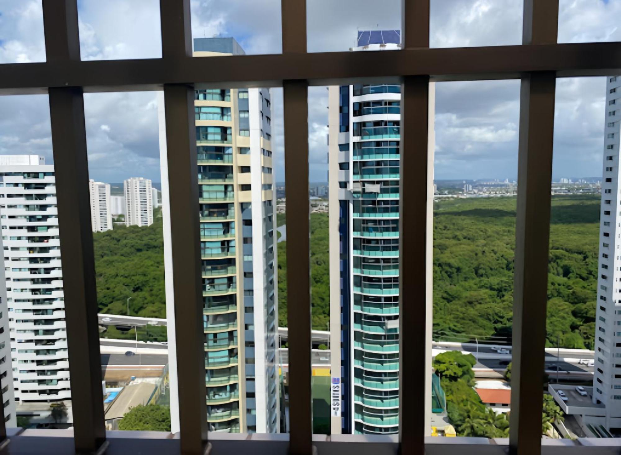 Flat Piscina No Rooftop Aluguel Temporada Em Recife Exterior photo